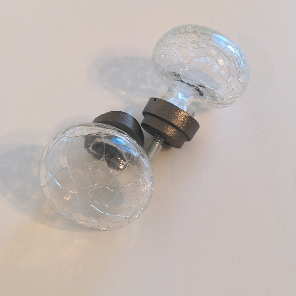 Bed Bath & Beyond Wall Decor Crackle Detail Curtain Rod Ends